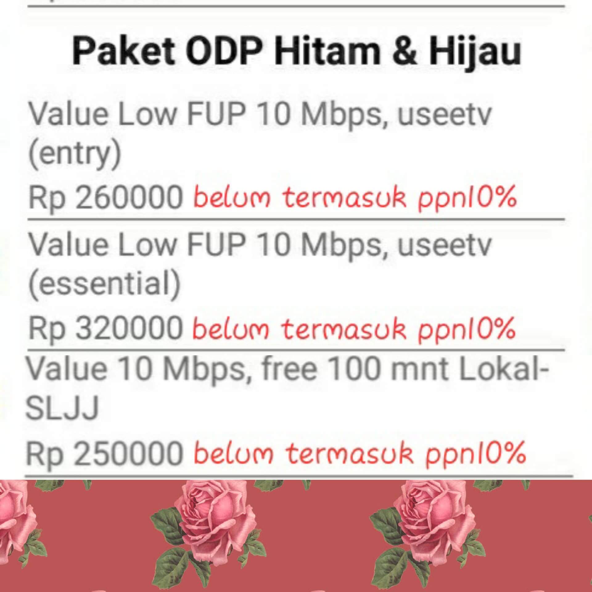 Paket Lower Value Indihome Paket Lower Value Indihome